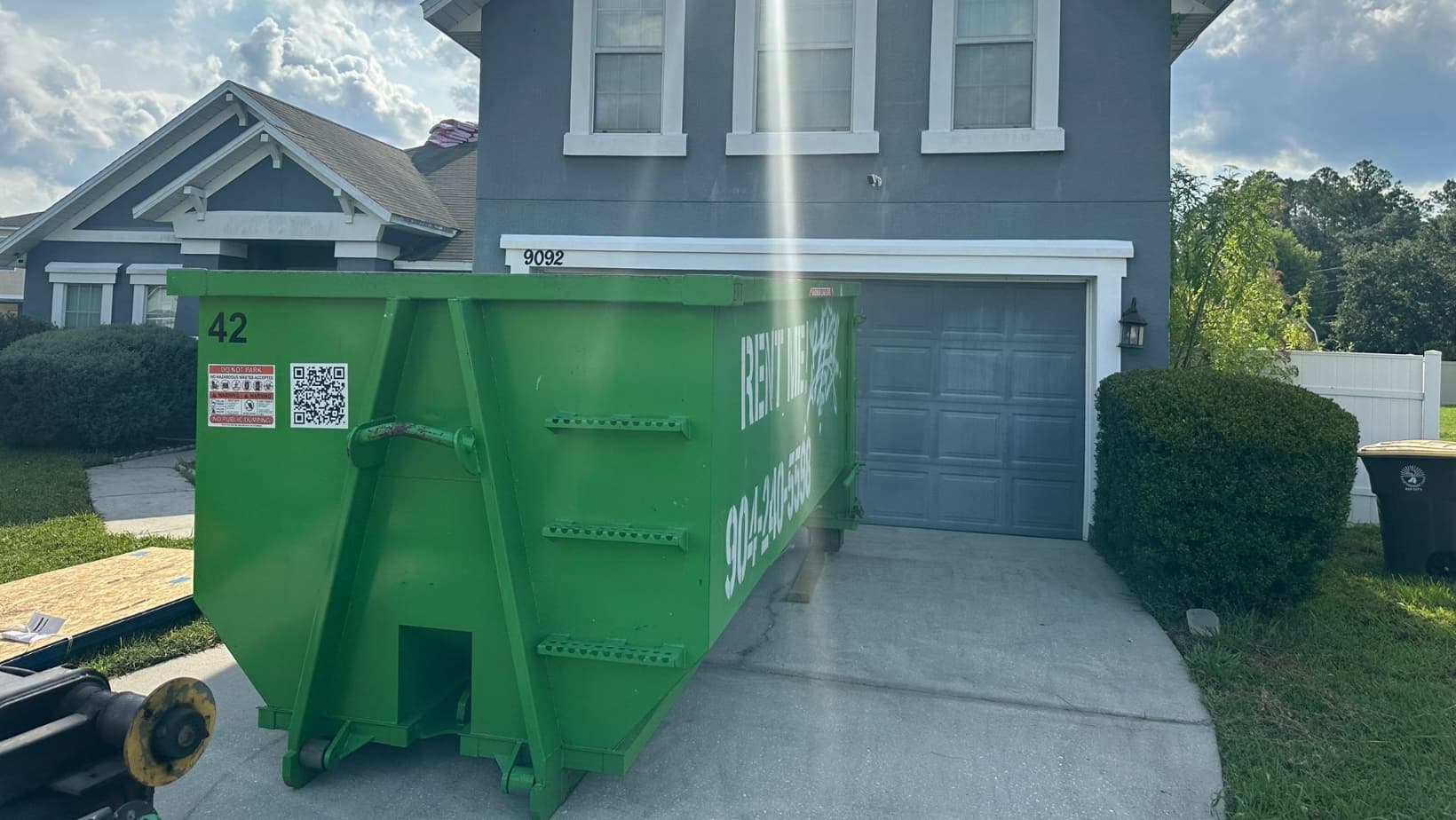 904 Dumpster Named Licensed Franchise Hauler by Clay County, FL